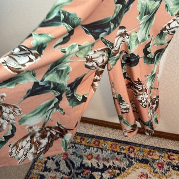 PatBo Revolve Tropical Resortwear Jumpsuit Made in Brazil Size 8 - Picture 4 of 10